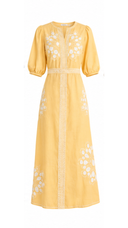 Sonmer Lauren Butter Yellow Maxi Dress