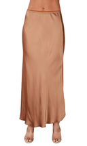 Lizabeth Silky Slip Maxi Skirt