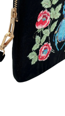 Beetle Sanctuary Velvet Everyday Pouch