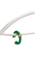 Lurex Green Threaded Cuff