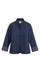 Sonmer Navy Quilted Jacket