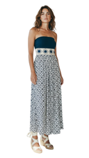 Amore Indigo Strapless Maxi Dress
