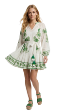 Green Anika Mini Dress