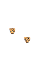 Leapord Head Stud Earrings