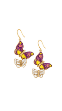 Butterfly Daingly Earrings