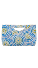 Half Moon Lisbon Beaded Clutch Crossbody