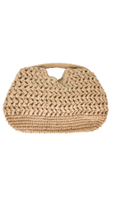 Carrie Straw Woven Clutch Crossbody